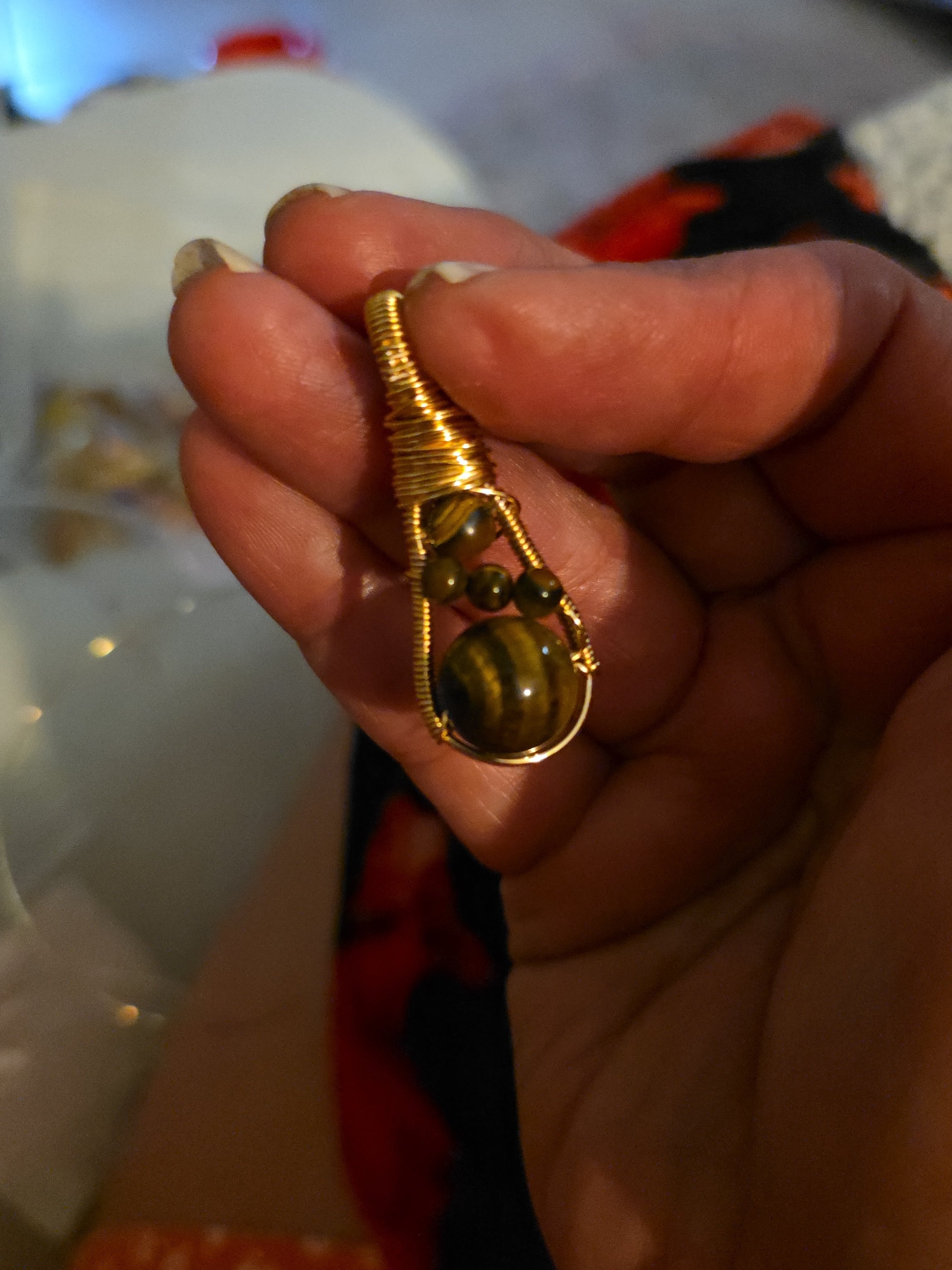 Tiger eye pendant