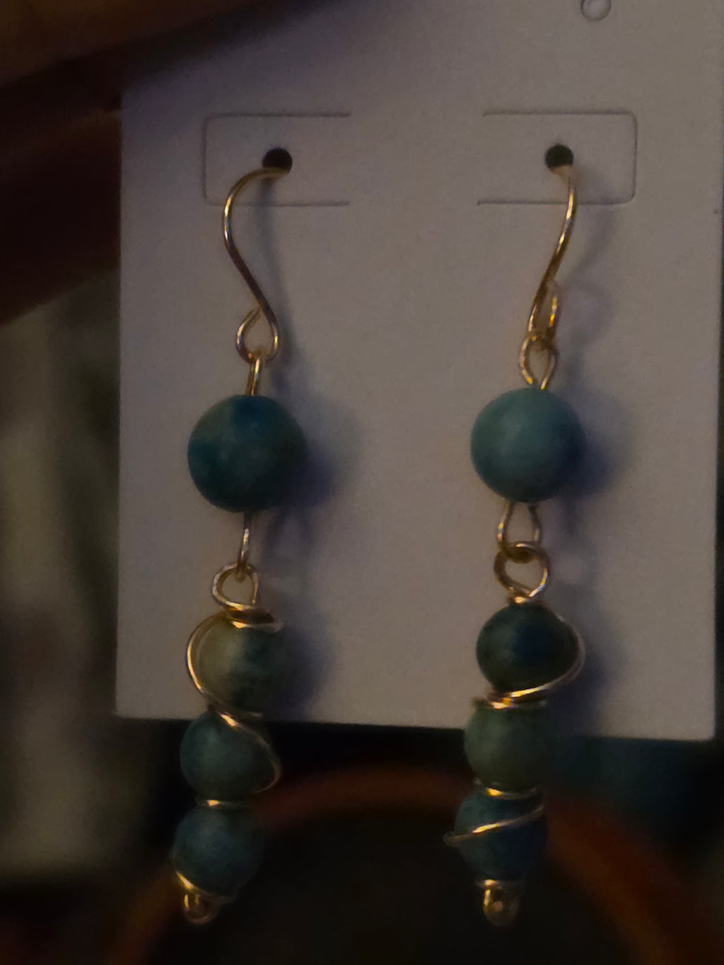Jade babe earrings